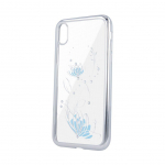Back panel cover iLike Apple iPhone X / iPhone XS Lotus case Silver