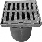 Square Cast Iron Grille 315x400x400x40t, Telescope