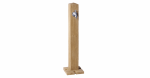 Wood tap pillar lightwood