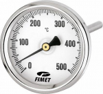 Thermometer (flue gases) TB63/FUMI, 0-500*C, L=150