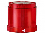 Automation module: light signaller | red | 24VDC | 24VAC | IP54