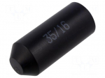 Heat shrink cap