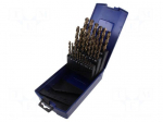Drill set | for metal | high speed steel cobalt HSS-E | 25pcs.