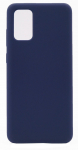 Back panel cover Evelatus Samsung Galaxy S21 Premium Soft Touch Silicone Case Midnight Blue