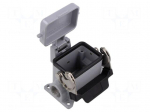 Enclosure for connectors: HDC | size 44.27 | with latch | M20