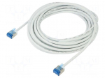 Patch cord | U/FTP | Cat 6a | RJ45 plug,both sides | stranded | Cu