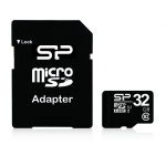 Memory cards Silicon power  32 GB, MicroSDHC, Flash memory class 10, SD adapter