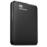 Hard drive HDD Western Digital  External HDD||Elements Portable|4TB|USB 3.0|Colour Black|WDBU6Y0040BBK-WESN