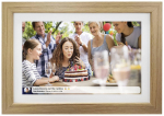 Denver photo frame with FRAMEO 10.1" 16GB light wood