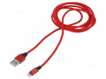 Cable | High Speed,USB 2.0 | Apple Lightning plug,USB A plug