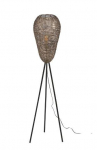 Trio Ziva stāvlampa E27 matt black/old brass  465300104 4017807617429