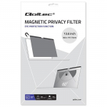 Qoltec GDPR Privacy Filter for MacBook Air 13.6" | Magnetic | Eye protection