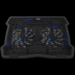 CANYON NS03, Cooling stand dual-fan with 2x2.0 USB hub, support up to 10&rdquo;-15.6&rdquo; laptop, ABS plastic and iron, Fans dimension:125*125*15mm(2pcs), DC 5V, fan speed: 800-1000RPM, size:340*265*30mm, 435g
