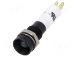 Indicator: LED | recessed | red/green/yellow | 24VDC | &Oslash;9mm | IP67