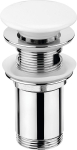 Stopper for washbasin or bidet with sleeve - ceramic