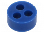 Insert for gland | 6mm | M25 | IP54 | silicone | Holes no: 3 | -50&divide;200&deg;C