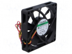 Fan: DC | axial | 24VDC | 80x80x15mm | 29.9dBA | Vapo | Out: F type