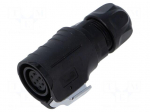 Connector: circular | plug | size 16 | 02 | female | PIN: 7 | 250V | 5A | IP67