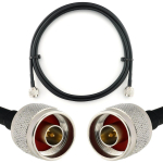 Rangeful N Male / N Male 1m koaksiaalkaabel &mdash; HF240 (vastab LMR240) HF240-NM-NM-1