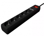 Gembird SPG5-U2-5-02 Power extension 5 AC outlets 1.5m