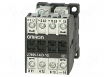 Contactor: 3-pole | NO x3 | Auxiliary contacts: NO | 230VAC | 14A | J7KN