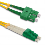 Qoltec Patchcord fiber optic SC/APC - LC/APC | Singlemode | 9/125 | G652D | Duplex | 3m