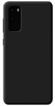 Back panel cover Evelatus Samsung Galaxy S20 Premium Soft Touch Silicone Case Black
