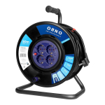 Uued tooted // Przedłużacz bębnowy, 4 gniazda 2P+Z Schuko, kabel PVC H05VV-F 3x1,5mm2, długość - 50m, STAŁE GNIAZDA, termik, przesłony tor&oacute;w prądowych