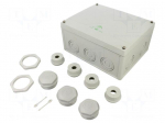 Enclosure: junction box | X: 202mm | Y: 252mm | Z: 120mm | polycarbonate