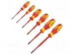 Screwdriver: insulated-set | insulated | Phillips,slot | 1kVAC