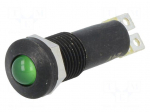 Indicator: LED | prominent | 24VDC | Cutout: &Oslash;8.4mm | IP67 | connectors