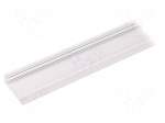 Profiles for LED modules | surface | white | L: 2m | aluminium
