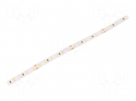LED tape | white warm | 2835 | 24V | LED/m: 96 | W: 8mm | 120&deg; | IP20 | 8W/m