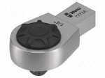 Wrench tip | 9x12mm | 1/4" | with switch | L: 49mm | torque wrench