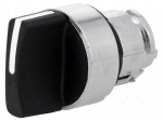 Switch: rotary | Stabl.pos: 1 | 22mm | black | Illumin: none | IP66 | Pos: 2