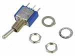 Switch: toggle | SPDT | ON-ON | Leads: for soldering | PCB,THT