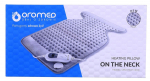 ORO-HEAT NECK OROMED electric heating pad 62 x 42 cm