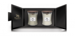 Woodwick Fireside & Linen Scented Candle Set 2 x 85 g