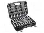 Wrench-set | Hex Plus key,RIBE,SPLINE,Torx&reg; | 1/2",1/4" | 38pcs.