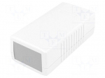 Enclosure: with panel | X: 60mm | Y: 120mm | Z: 40mm | ABS | light grey