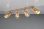 Trio Bidar spotlight 4-pc E14 coffee brown gaismeklis R81574065 4017807640717