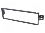 Radio mounting frame | Daewoo | 1 DIN | black
