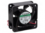 Fan: DC | axial | 24VDC | 60x60x25mm | 53.52m3/h | 40.7dBA | Vapo | 7000rpm