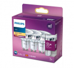 PHILIPS LED stikla 35W GU10 Silti balta 2700K 230V 36D 3 gab spuldze 8718699776213 929001217856