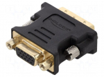 Adapter | D-Sub 15pin socket,DVI-I (24+5) plug,VGA female