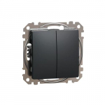 Built-in two-key one way switch 1+1, mechanical SEDNA Design