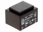 Transformer: encapsulated | 1.5VA | 230VAC | 24V | 63mA | Mounting: PCB