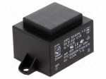Transformer: encapsulated | 6VA | 230VAC | 6V | 1000mA | Mounting: PCB