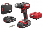 Cordless drill 20V 2x2Ah