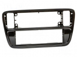 Radio frame | VW | 1 DIN | black gloss